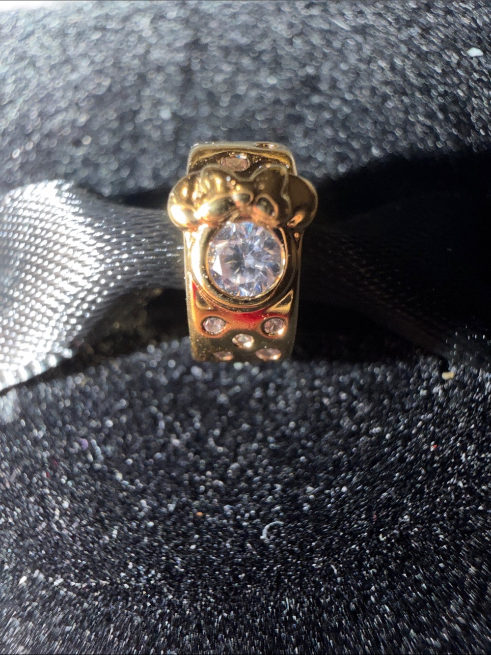 NEW 100% PANDORA Gold Disney Mickey Mouse & Minnie Mouse Clip Charm 764130C01